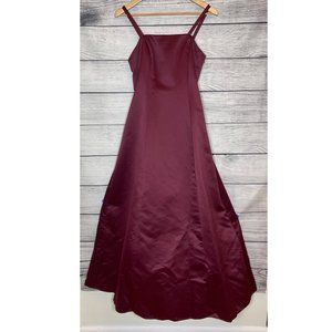 Jessica Burgundy Formal Pageant Prom Dress Sz 4